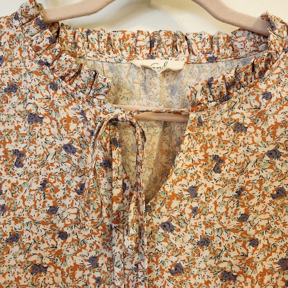 Easel Boho Tiered Mini Dress - Picture 4 of 7